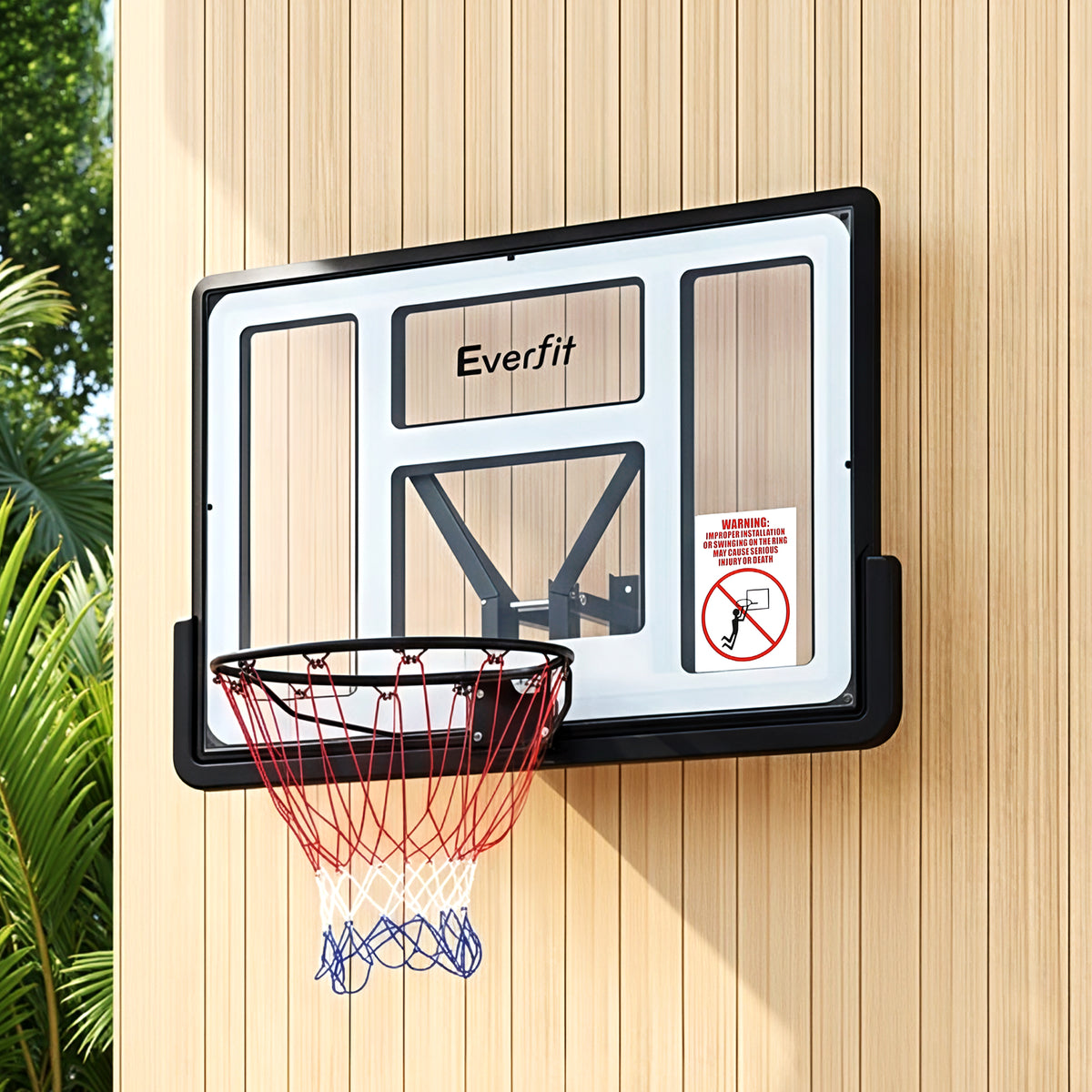 Everfit 43-Inch Wall Mount Kids Basketball Hoop Backboard Outdoor Sports